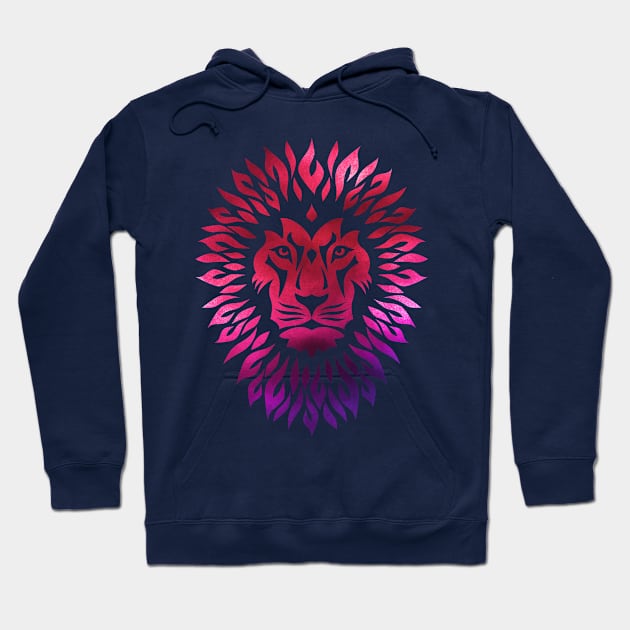 Tribal Lion Hoodie by PallKris